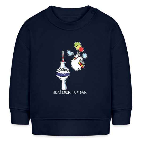 Berliner Luftbär - Baby Bio Pullover - Navy