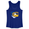 Bär in U-Bahn Kommt - Frauen Bio Tank Top - Königsblau