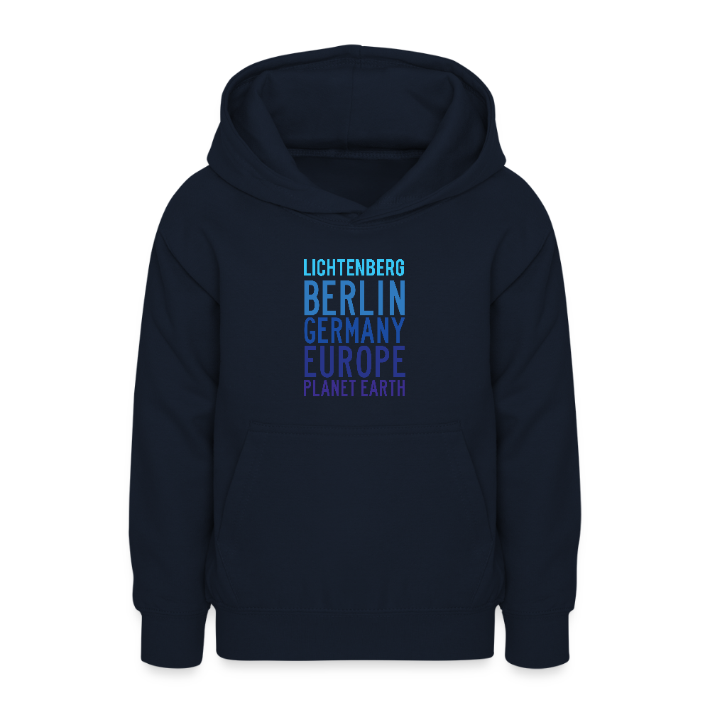 Lichtenberg Planet Earth - Teenager Hoodie - Navy