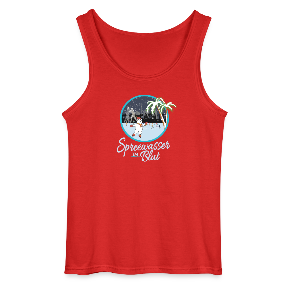 Spreewasser im Blut - Winter - Männer Tank Top - Rot