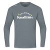 Knalltüte - Männer Sport Langamshirt - Grau