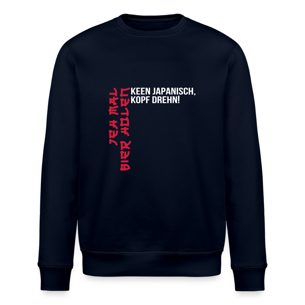 Jeh mal Bier holen! - Unisex Bio Sweatshirt - Navy