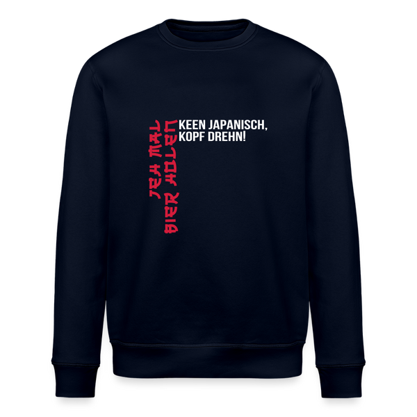 Jeh mal Bier holen! - Unisex Bio Sweatshirt - Navy