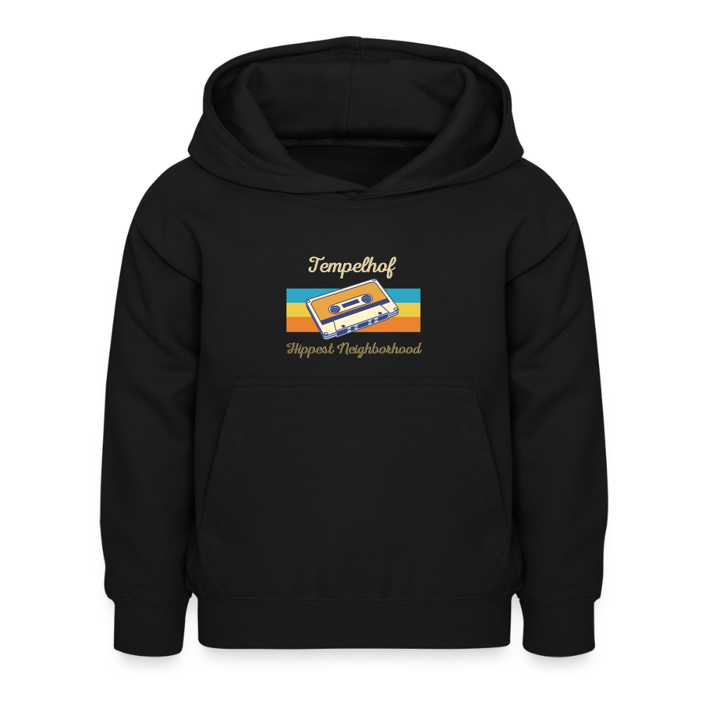 Tempelhof Hippest Neighborhood - Kinder Hoodie - Schwarz