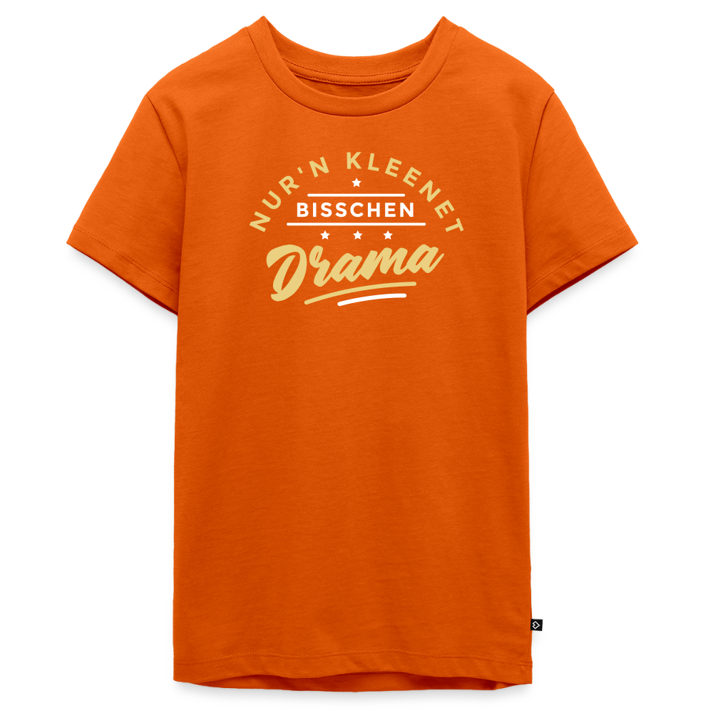 Nur'n kleenet Bisschen Drama - Teenager Premium T-Shirt - Orange