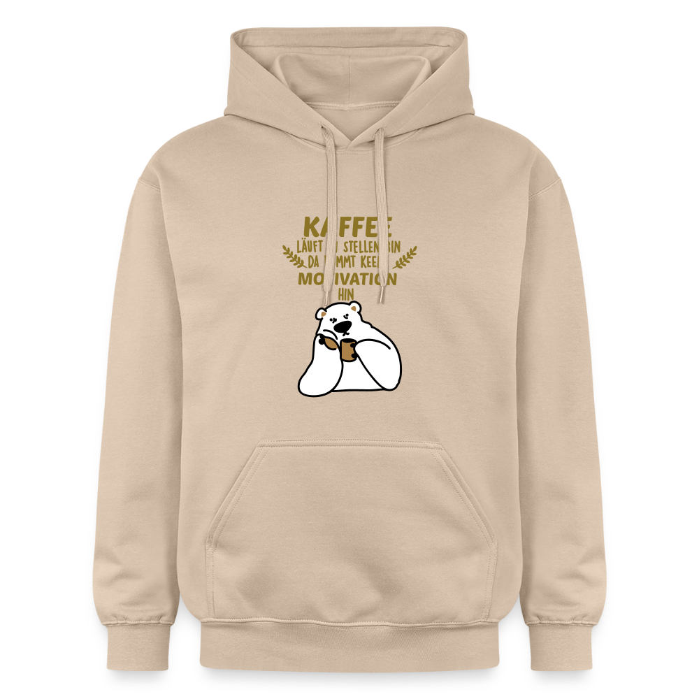 Kaffee motiviert - Hoodie - Sand
