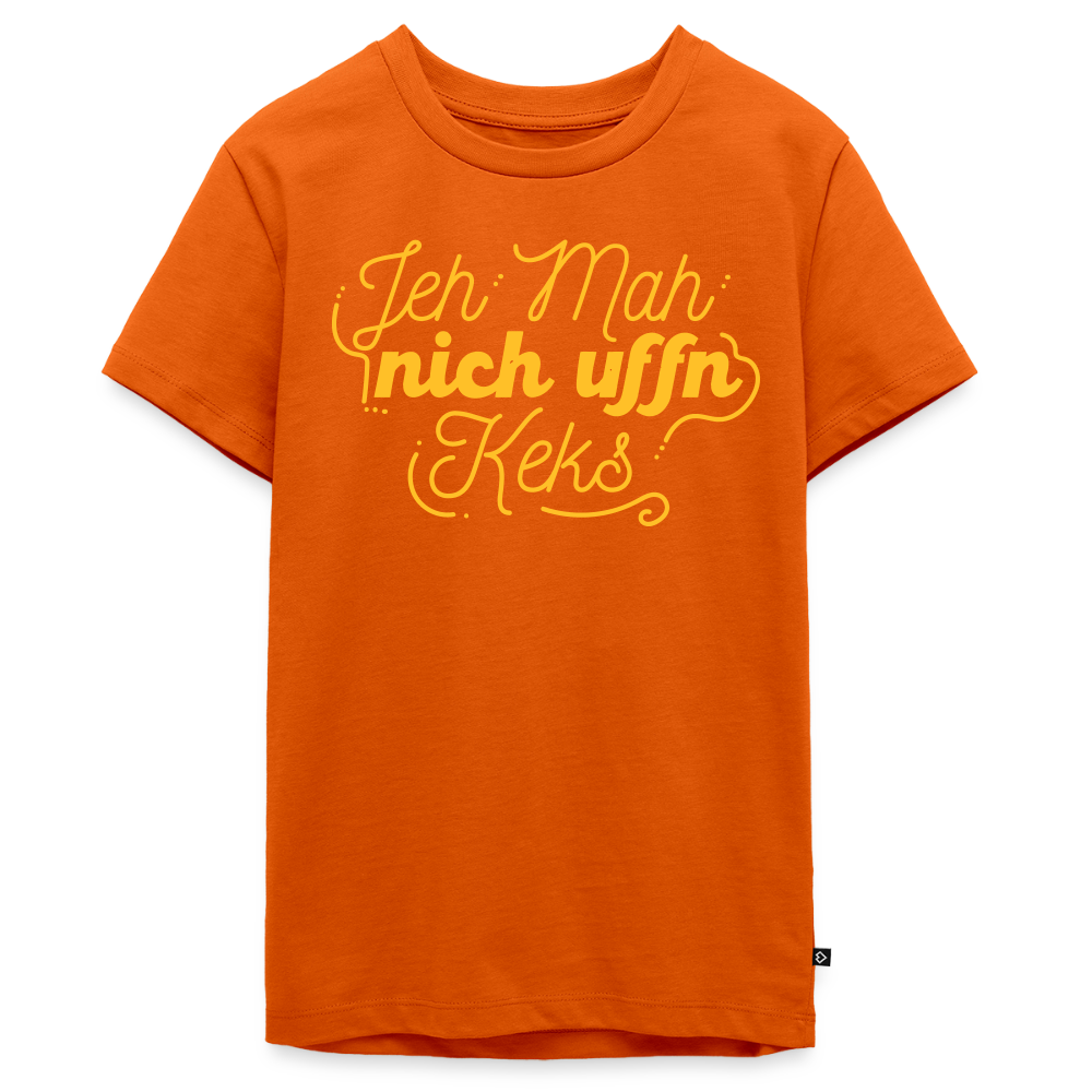 Jeh mah nich uffn Keks gelb - Teenager Premium T-Shirt - Orange