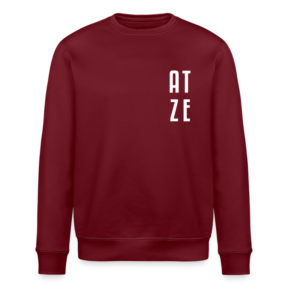 Atze - Unisex Bio Sweatshirt - Burgunderrot