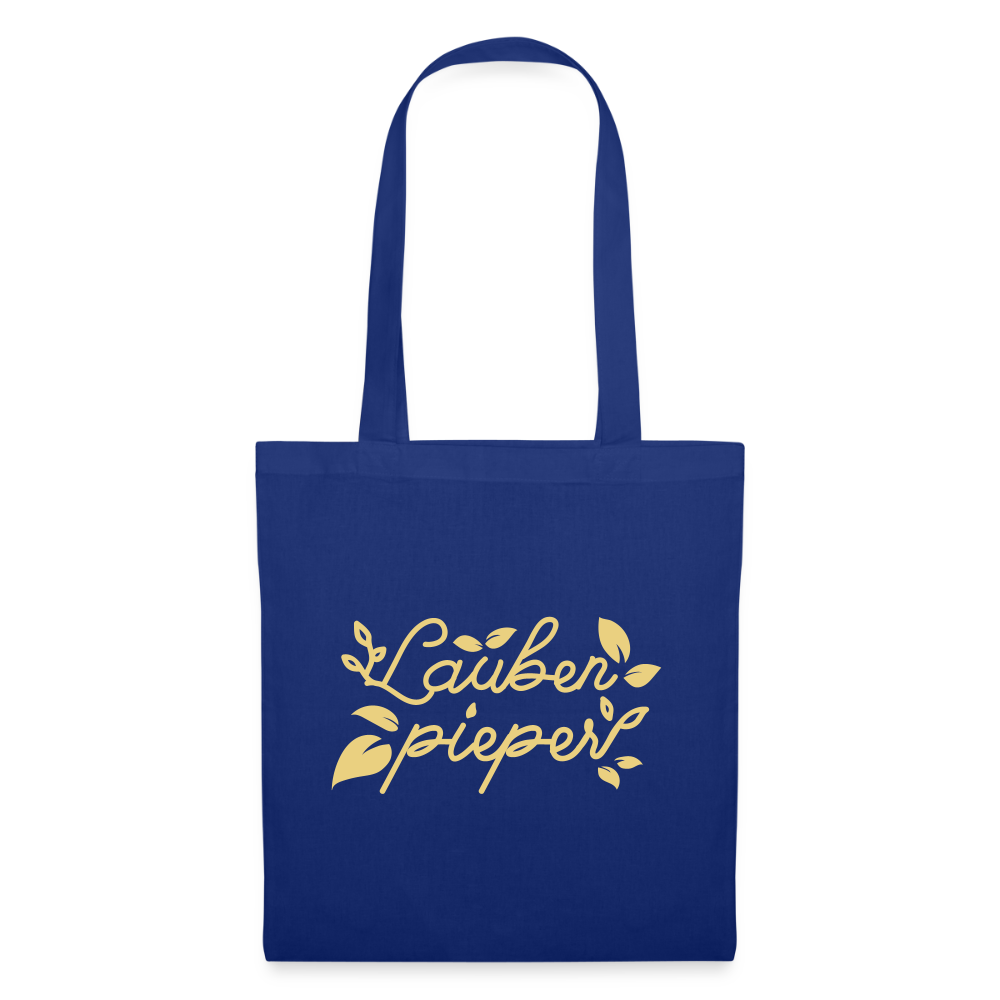 Lauben pieper - Stoffbeutel - Royalblau