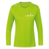 Ische - Frauen Sport Langarmshirt - Neongrün