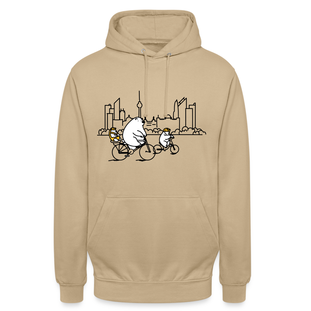 Fahrradtour Berlin - Unisex Hoodie - Beige