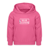 Tach ihr Flitzpiepen - weiß - Kinder Hoodie - Pink