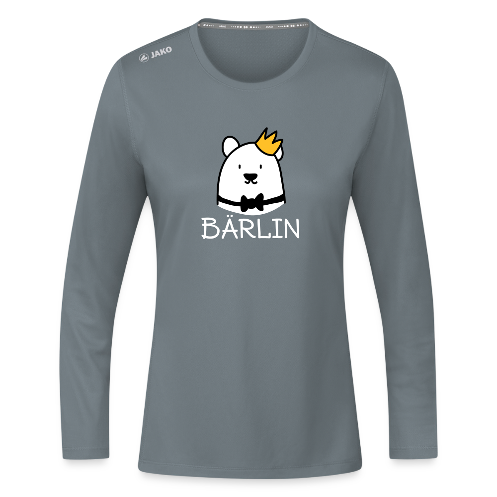 Bärlin - Frauen Sport Langarmshirt - Grau