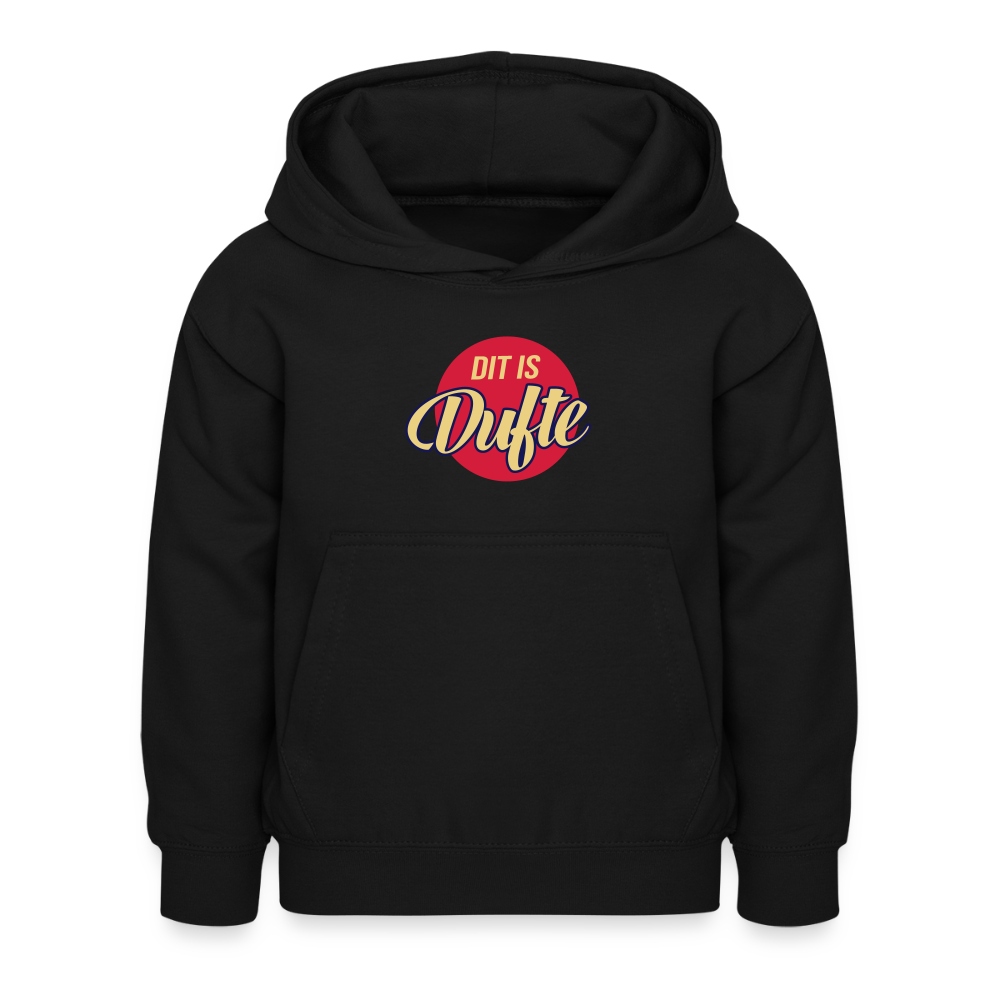 Dit Is Dufte - Kinder Hoodie - Schwarz