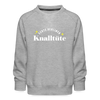 Echte Berliner Knalltüte - Kinder Premium Sweatshirt - Grau meliert