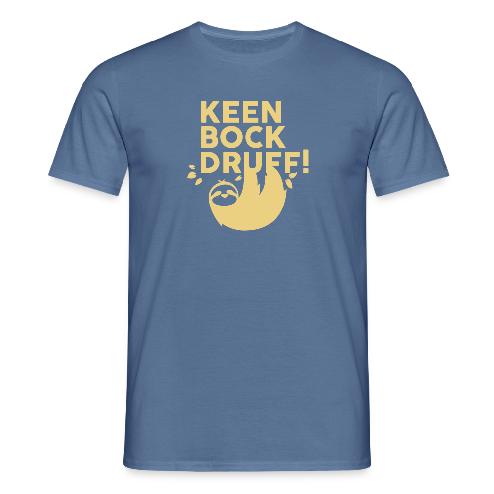 Keen Bock druff! - Männer Premium T-Shirt - Taubenblau