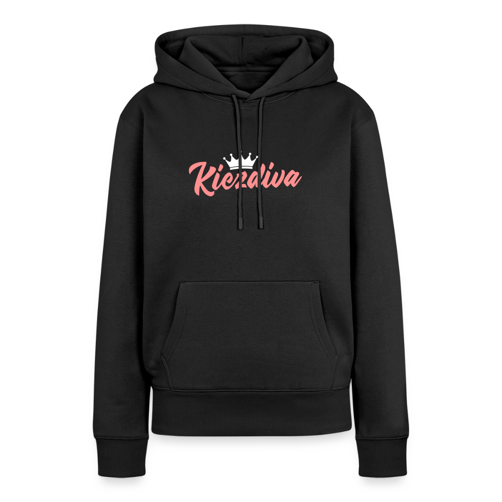 Kiezdiva - Frauen Premium Hoodie - Schwarz