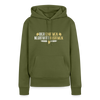 Bier einatmen, Negativität ausatmen. - Frauen Premium Hoodie - Khaki
