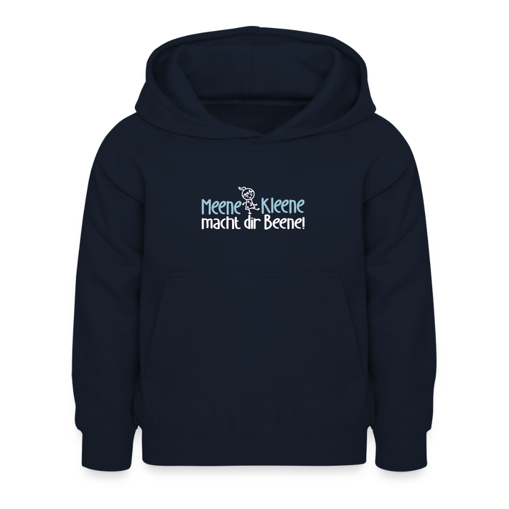 Meene Kleene macht dir Beene! - Kinder Hoodie - Navy