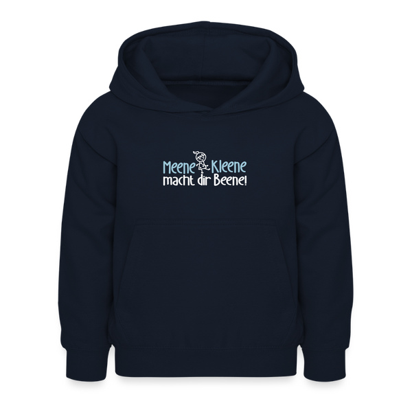 Meene Kleene macht dir Beene! - Kinder Hoodie - Navy