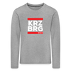 KRZBRG - Kinder Langarmshirt - Grau meliert