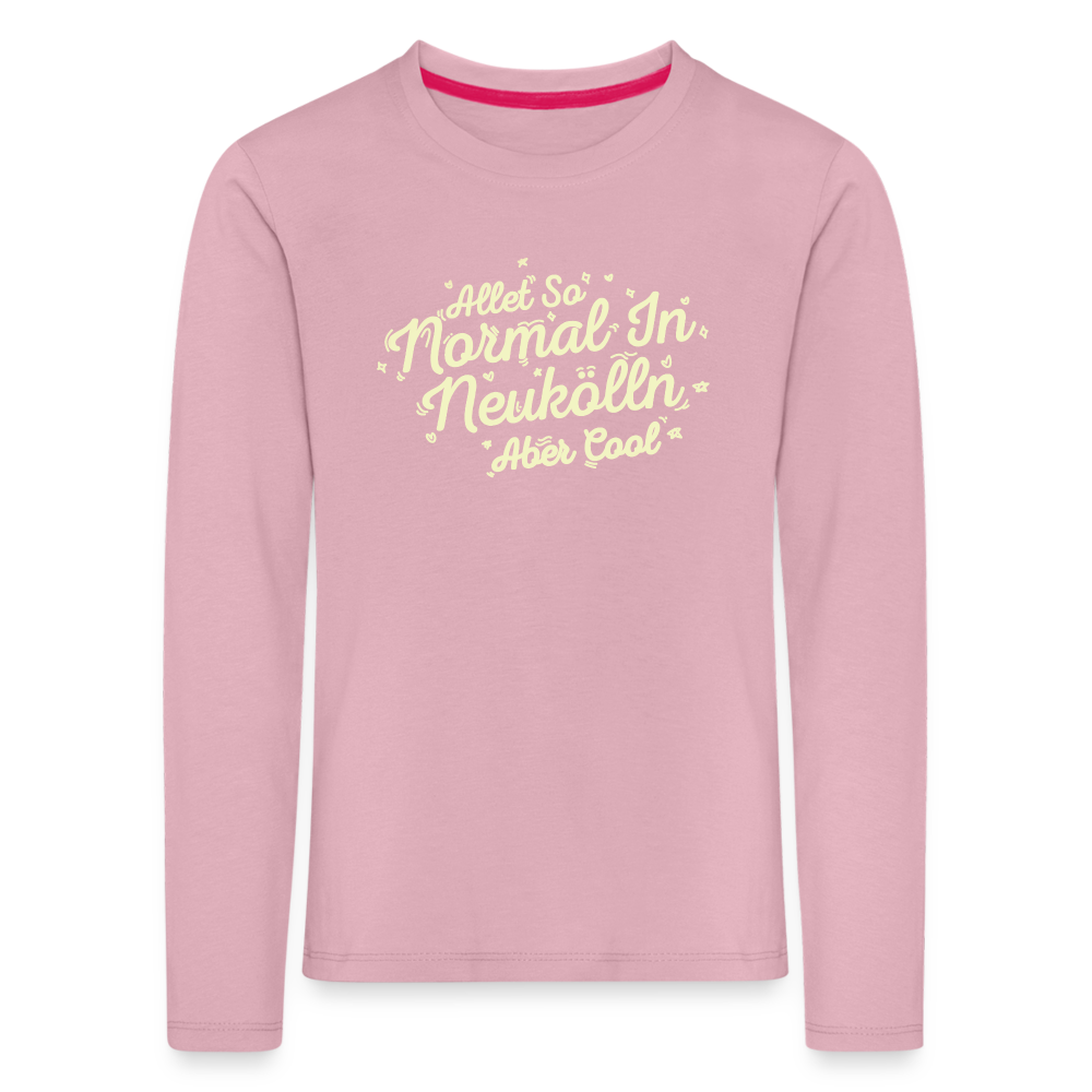 Neukölln is so normal - Kinder Langarmshirt - Hellrosa