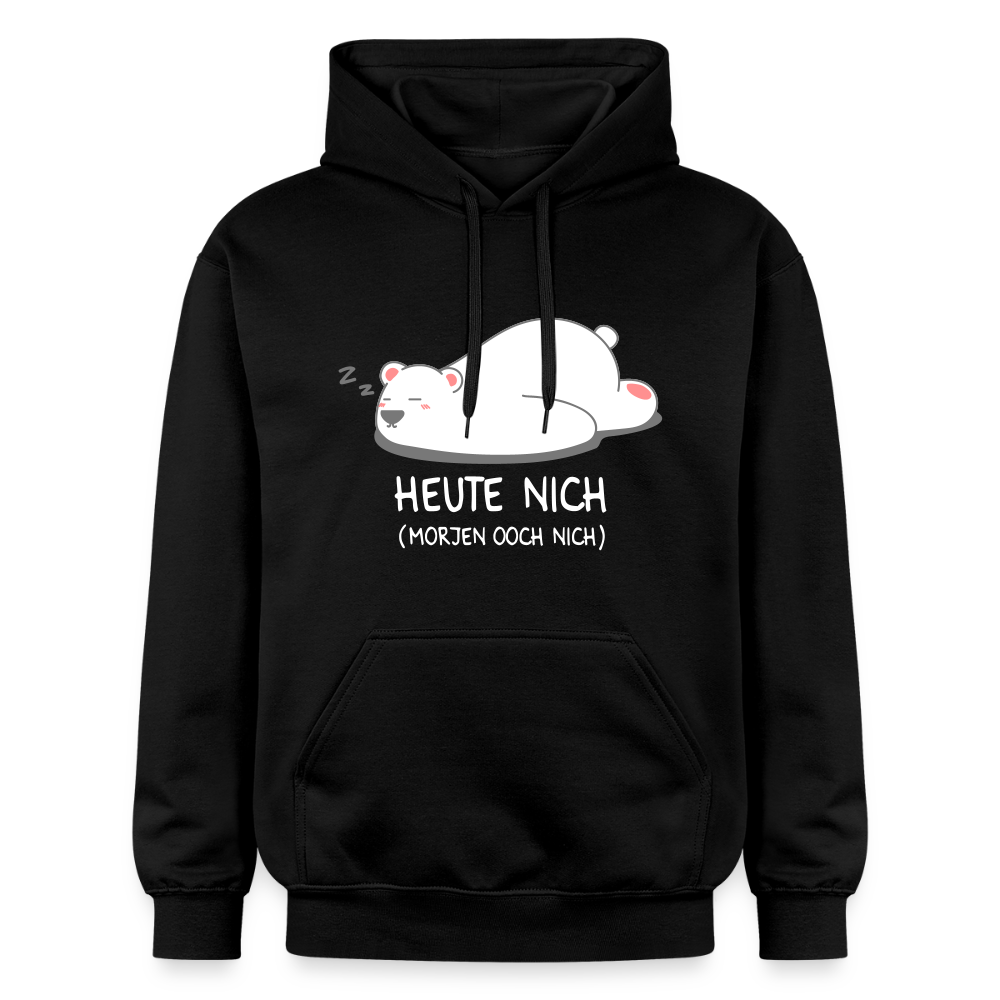 Heute nich! - Hoodie - Schwarz