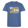 Ein Mann, Ein Biker, Ein Berliner - Männer Premium T-Shirt - Taubenblau