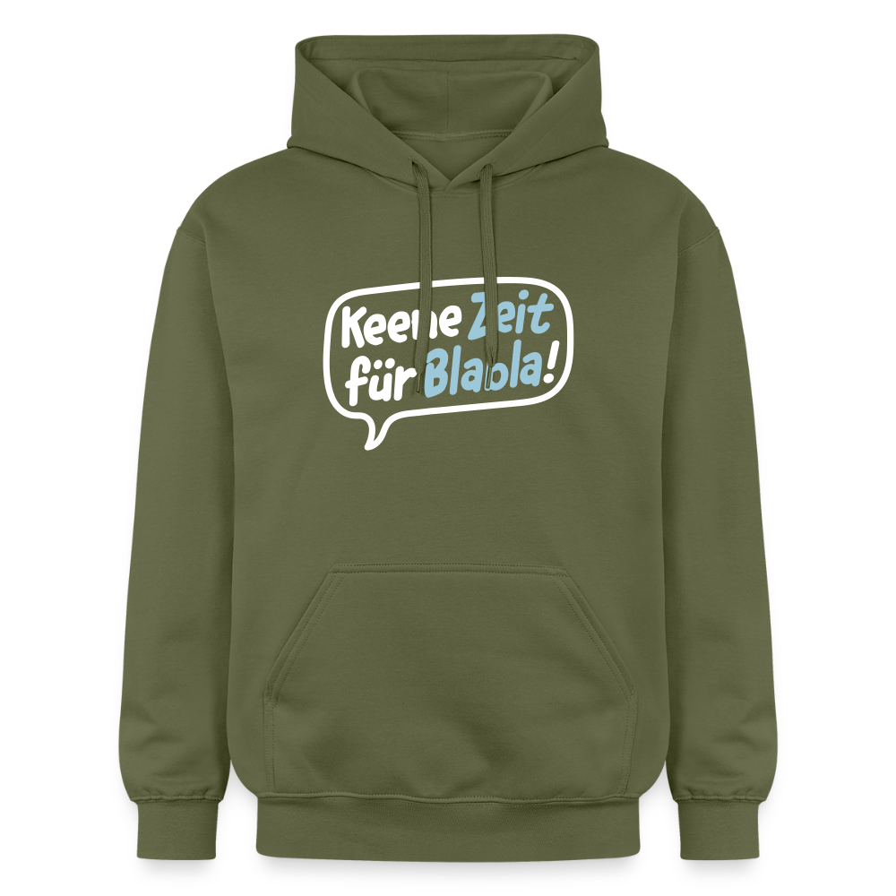 Keene Zeit für Blabla! - Hoodie - Militärgrün