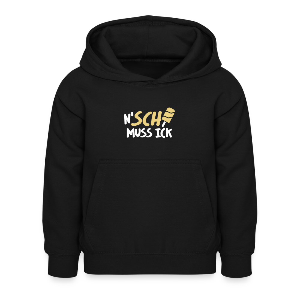 N'SCH... MUSS ICK - Kinder Hoodie - Schwarz