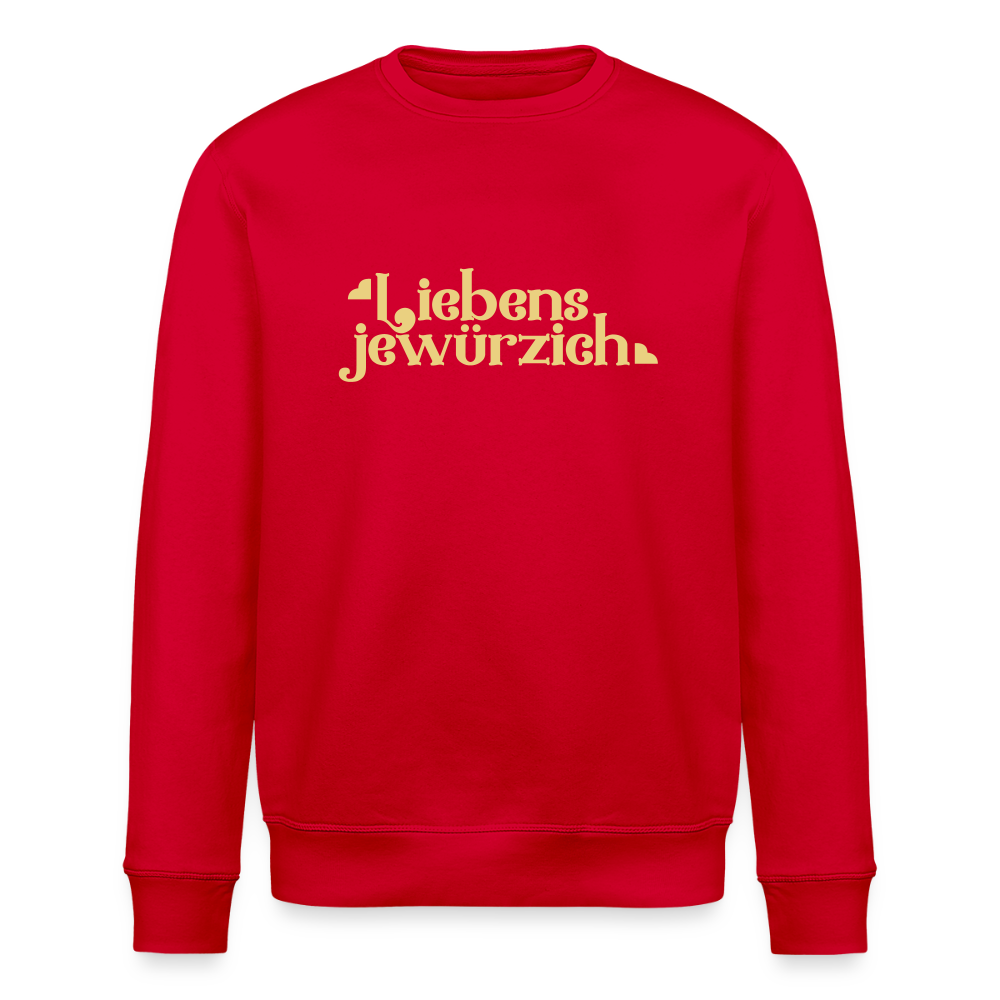Liebensjewürzich - Unisex Bio Sweatshirt - Rot