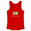 U4 - Frauen Bio Tank Top - Rot