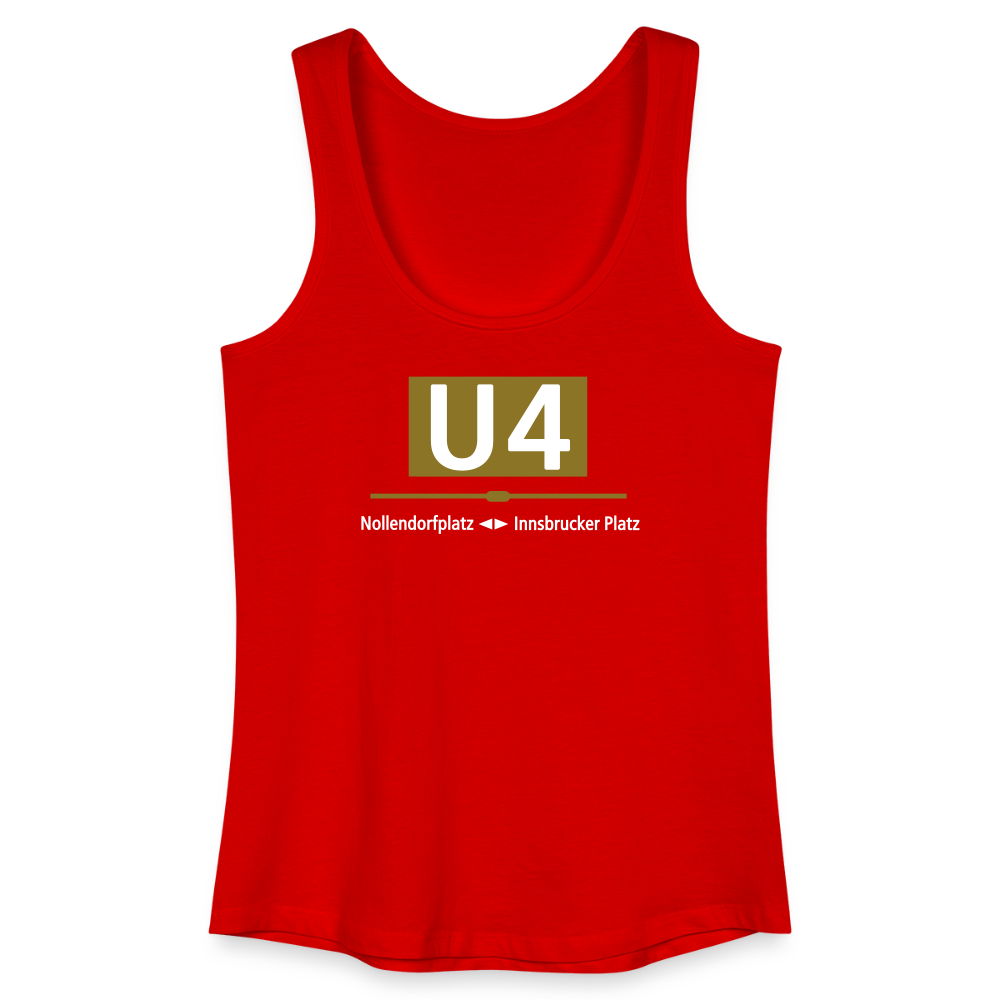 U4 - Frauen Bio Tank Top - Rot