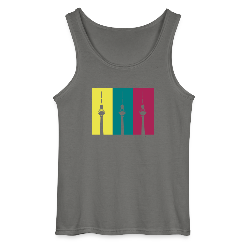 Berlin Retro - Männer Tank Top - Anthrazit