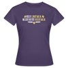 Bier einatmen, Negativität ausatmen. - Frauen Premium T-Shirt - Dunkellila