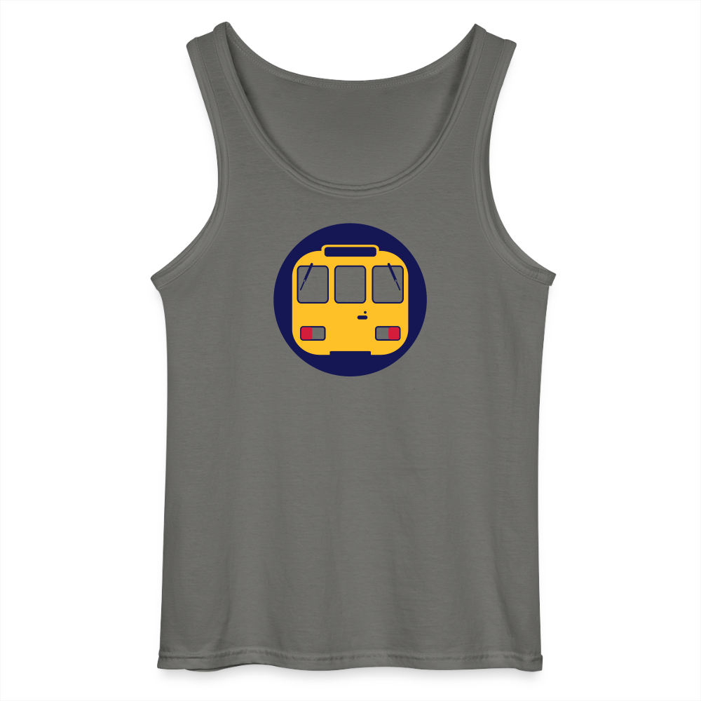 U-Bahntunnel - Männer Tank Top - Anthrazit