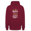 Dit Leben is zu kurz für schlechten Kaffee und olle Meckerköppe! - Unisex Hoodie - Bordeaux