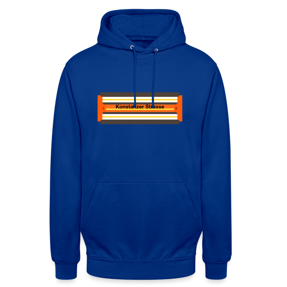 Konstanzer Strasse - Unisex Hoodie - Royalblau