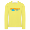 Neukölln Berlin Retro - Kinder Langarmshirt - Gelb