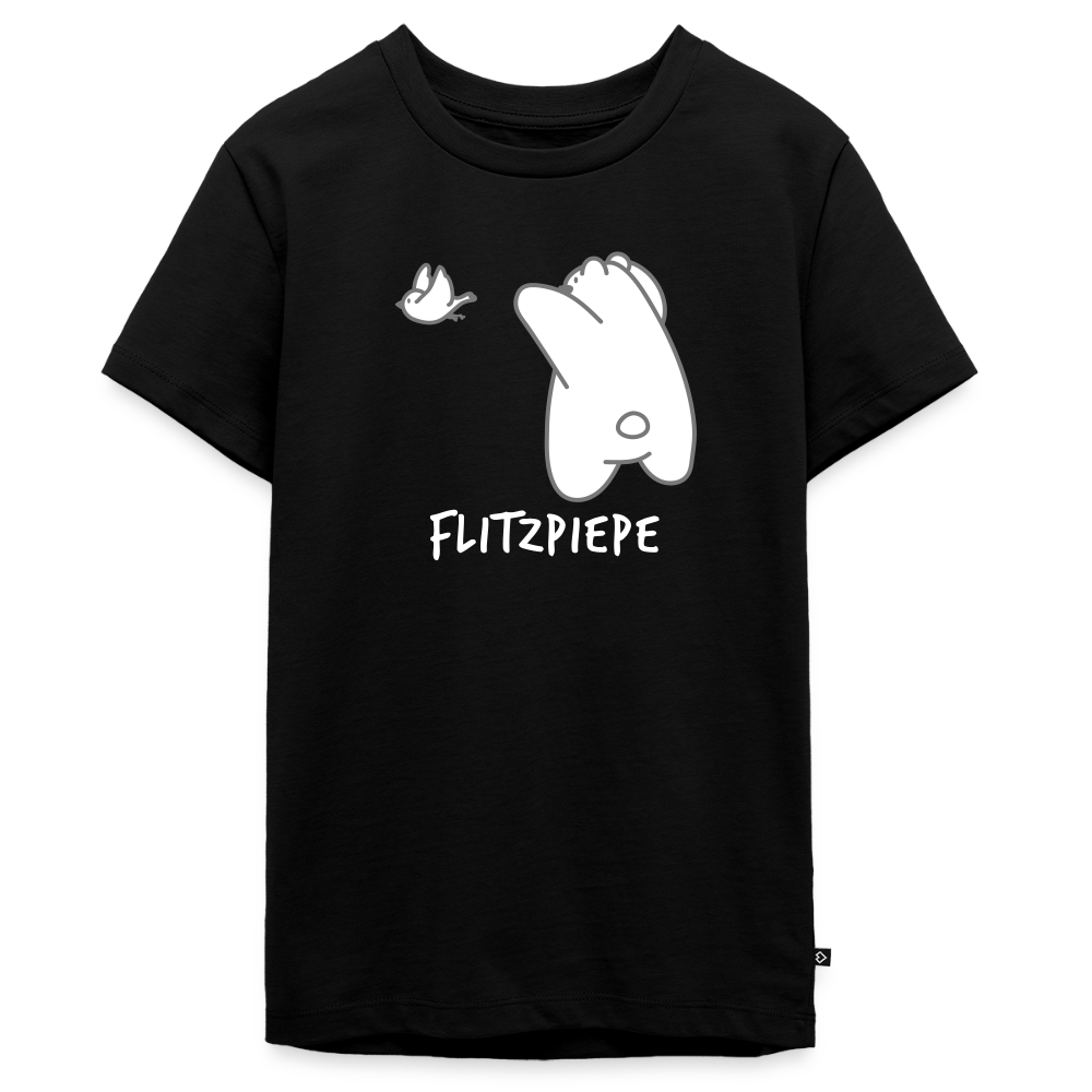 Flitzpiepe - Teenager Premium T-Shirt - Schwarz