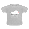 Heute nich! - Baby T-Shirt - Grau meliert