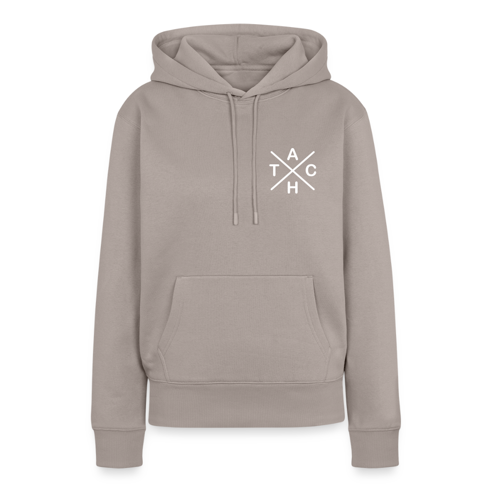 Tach X - Frauen Premium Hoodie - Taupe