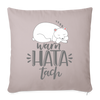 WarnHataTach - Sofakissen mit Füllung (45 x 45 cm) - helles Taupe