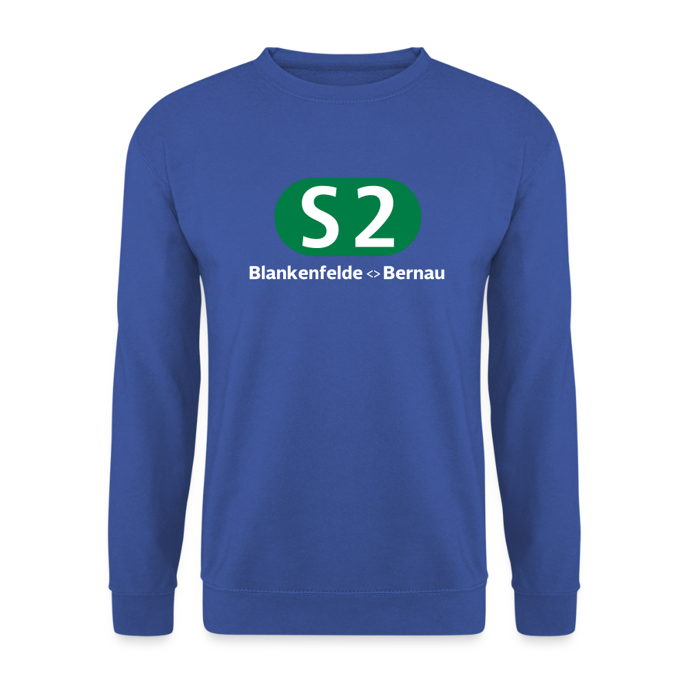 S2 - Unisex Pullover - Royalblau