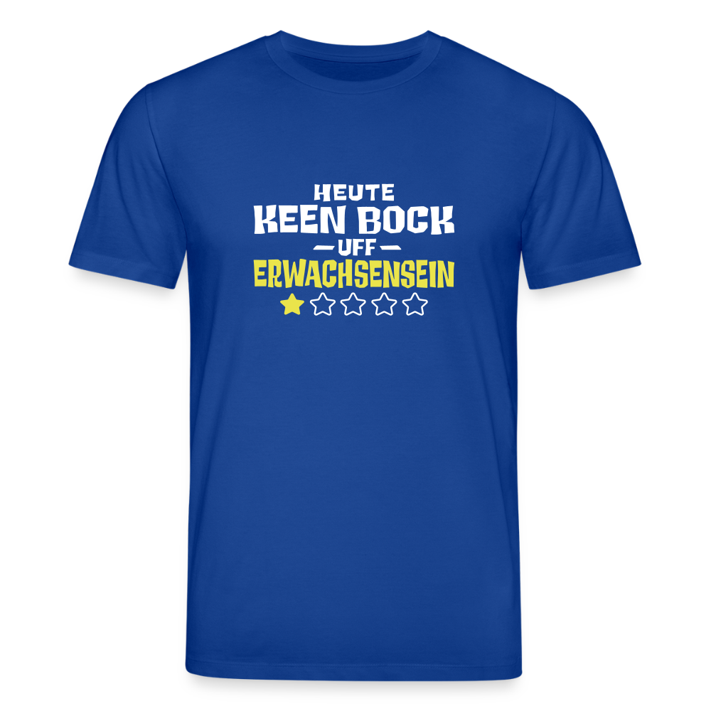 Keen Bock uff Erwachsensein - Unisex Bio T-Shirt - Dunkelblau