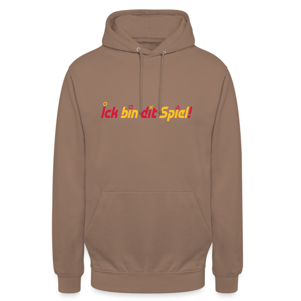 Ick bin dit Spiel! - Unisex Hoodie - Mokka