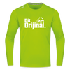 Dit Orijinal - Männer Sport Langamshirt - Neongrün