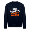 Sex, Drucks & Currywurst - Unisex Bio Sweatshirt - Navy