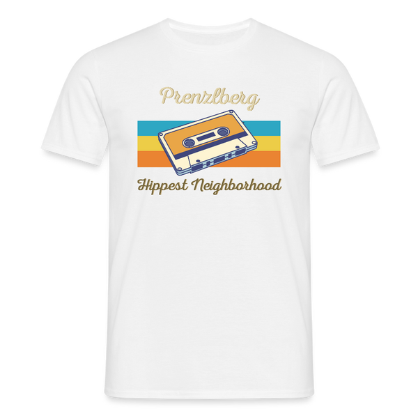 PrenzlBerg Hippest Neighborhood - Männer Premium T-Shirt - Weiß