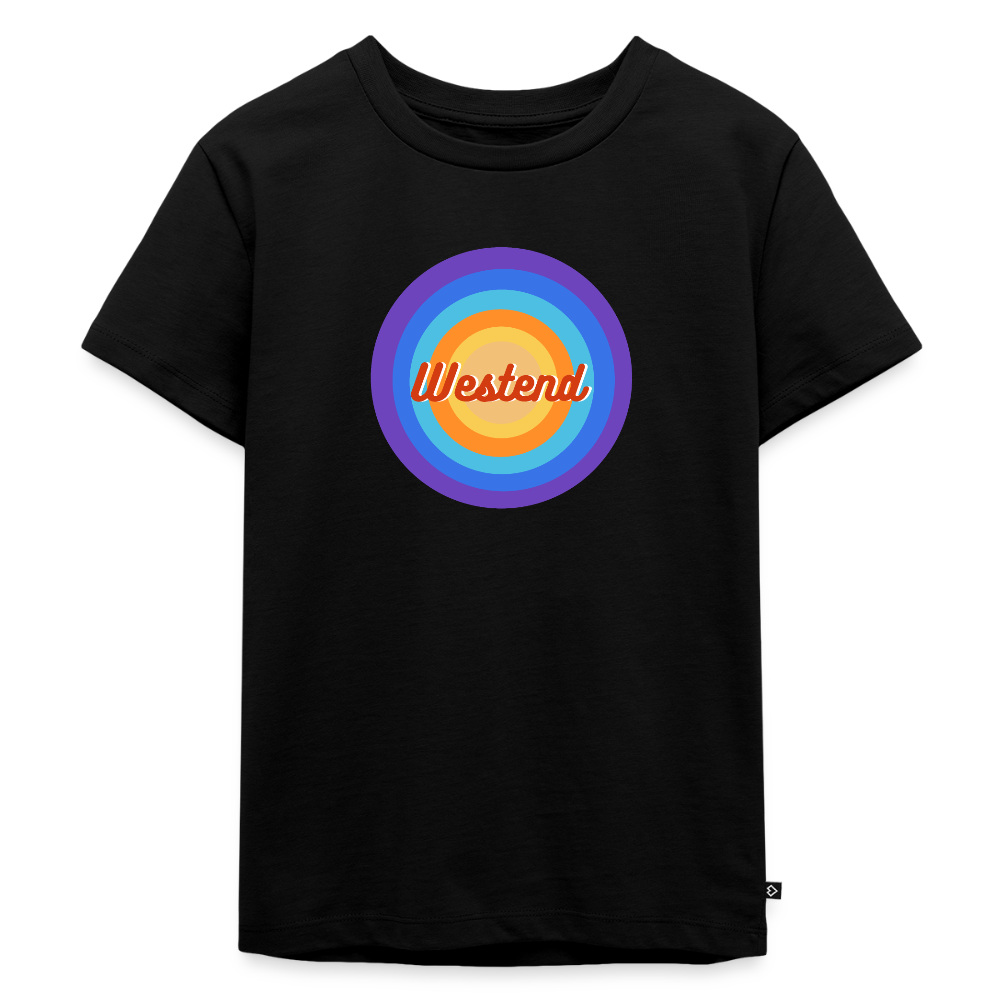 Westend Retro - Kinder Premium T-Shirt - Schwarz